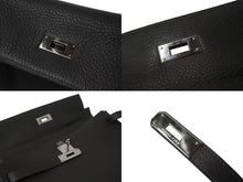 画像をギャラリービューアに読み込む, HERMES エルメス ケリー32 内縫い ヴェールグリス □F刻印 トリヨンクレマンス シルバー金具 ハンドバッグ 2WAY 中古 4c076670