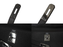 画像をギャラリービューアに読み込む, HERMES エルメス ケリー32 内縫い ヴェールグリス □F刻印 トリヨンクレマンス シルバー金具 ハンドバッグ 2WAY 中古 4c076670