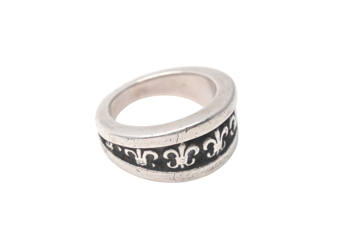 CHROME HEARTS クロムハーツ ナローVバンド BSフレアリング 指輪