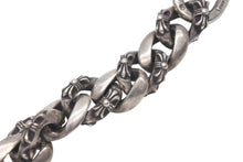 画像をギャラリービューアに読み込む, CHROME HEARTS クロムハーツ CLIP CHAIN FANCY LONG ファンシー ロングクリップ キーチェーン 8リンク ダガー 約:93.7g 美品 中古 4c076680