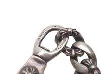 画像をギャラリービューアに読み込む, CHROME HEARTS クロムハーツ CLIP CHAIN FANCY LONG ファンシー ロングクリップ キーチェーン 8リンク ダガー 約:93.7g 美品 中古 4c076680