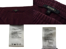 Load image into Gallery viewer, YEEZY SEASON5 CALABASAS ADIDAS イージー アディダス 17AW トラックパンツ スウェットパンツ KANYE WEST カニエ ウェスト ボルドー XS 良品 中古 4c076697