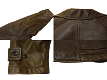 Load image into Gallery viewer, Christian Dior クリスチャンディオール Leather Coat Khaki Brown コート カーキブラウン系 レザー サイズL 美品 中古 4c076712