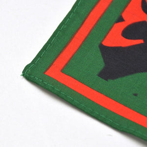 New and unused CASANOVA VINTAGE Casanova Vintage Graffiti Bandana Black Green Red Used 4a007690