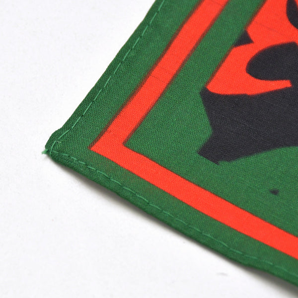 New and unused CASANOVA VINTAGE Casanova Vintage Graffiti Bandana Black Green Red Used 4a007690