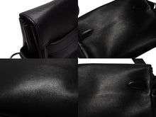 画像をギャラリービューアに読み込む, HERMES エルメス ショルダーバッグ ケリーメッセンジャーバッグ エバーグレイン ブラック シルバー金具 W刻印 美品 中古 4b007805