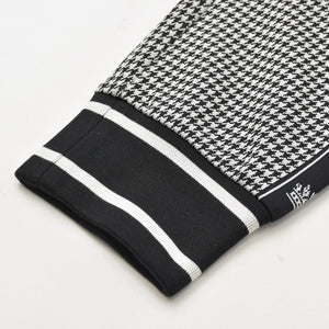 Very Good Condition DOLCE & GABBANA Dolce & Gabbana Houndstooth Pattern Setup Sweat Jersey G7TUH Black White Size 48 Used 4a007813