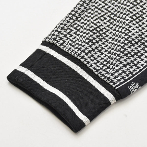 Very Good Condition DOLCE & GABBANA Dolce & Gabbana Houndstooth Pattern Setup Sweat Jersey G7TUH Black White Size 48 Used 4a007813