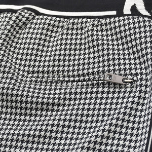 Very Good Condition DOLCE & GABBANA Dolce & Gabbana Houndstooth Pattern Setup Sweat Jersey G7TUH Black White Size 48 Used 4a007813