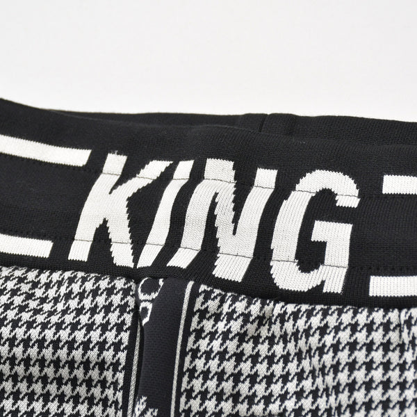 Very Good Condition DOLCE & GABBANA Dolce & Gabbana Houndstooth Pattern Setup Sweat Jersey G7TUH Black White Size 48 Used 4a007813