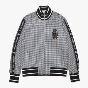 Very Good Condition DOLCE & GABBANA Dolce & Gabbana Houndstooth Pattern Setup Sweat Jersey G7TUH Black White Size 48 Used 4a007813