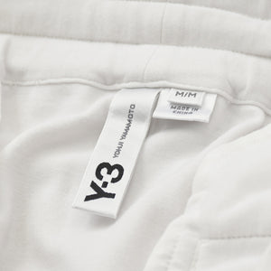 極美品 Y-3 ワイスリー サイドライン サルエル ワイドパンツ AP2429 ホワイト ブラック Mサイズ バルーンシルエット 中古 4a007824