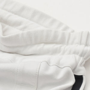 極美品 Y-3 ワイスリー サイドライン サルエル ワイドパンツ AP2429 ホワイト ブラック Mサイズ バルーンシルエット 中古 4a007824