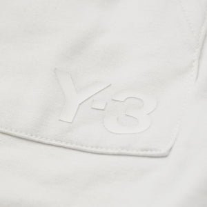 極美品 Y-3 ワイスリー サイドライン サルエル ワイドパンツ AP2429 ホワイト ブラック Mサイズ バルーンシルエット 中古 4a007824