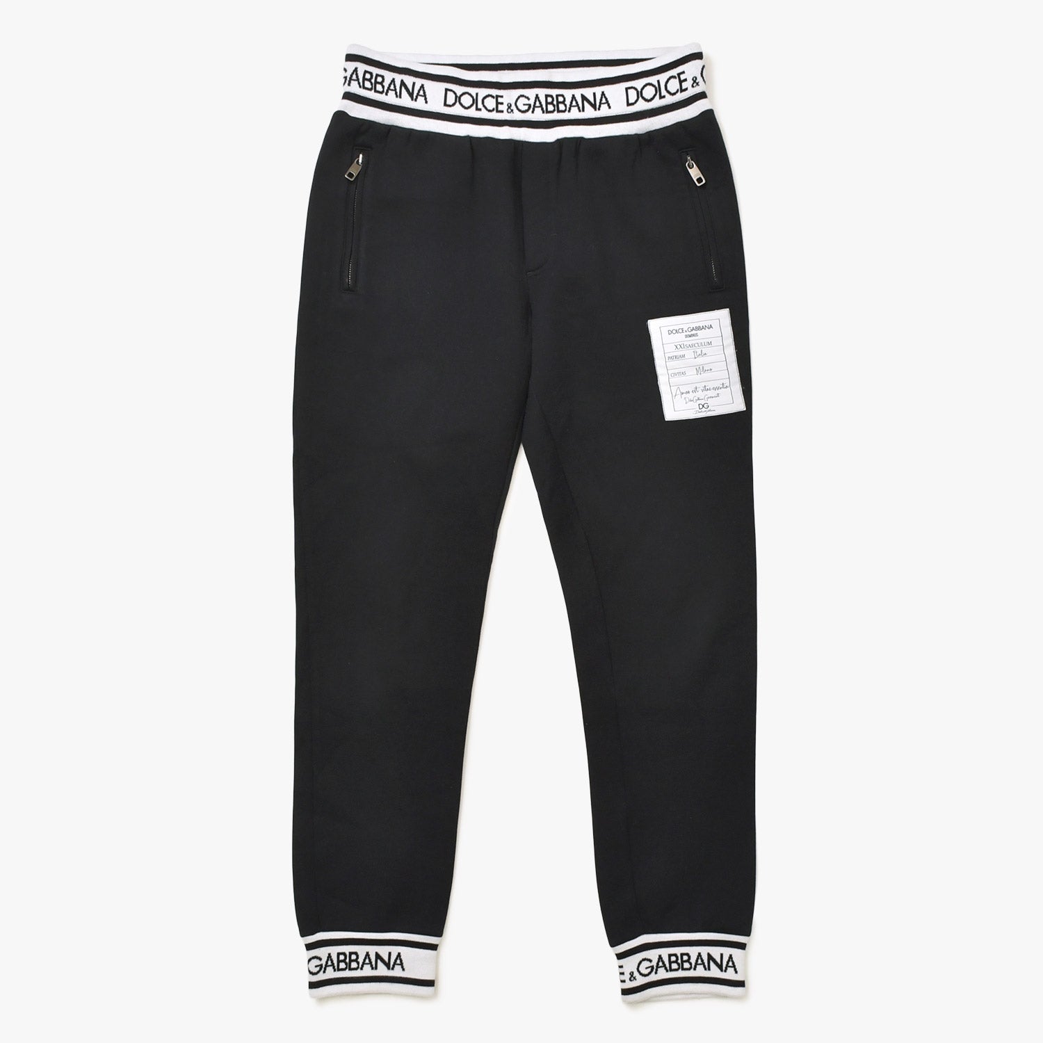 極美品 DOLCE&GABBANA ドルチェアンドガッバーナ ロゴジャガードテープ