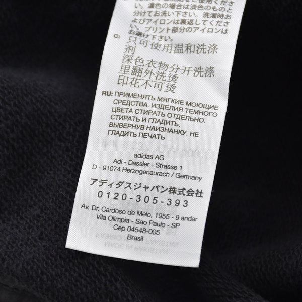 極美品 Y-3 ワイスリー ロゴ ショートパンツ 0DY001 パキスタン製 コットン ナイロン ポリウレタン ブラック サイズM 中古 4a007831