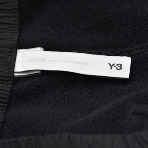極美品 Y-3 ワイスリー ロゴ ショートパンツ 0DY001 パキスタン製 コットン ナイロン ポリウレタン ブラック サイズM 中古 4a007831