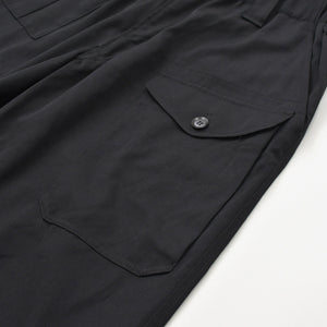 新品同様 YOHJI YAMAMOTO +NOIR ヨウジヤマモト プリュス ノアール ワイドカーゴパンツ NY-P13-100 サイズ1 ブラック 日本製 中古 4a007832