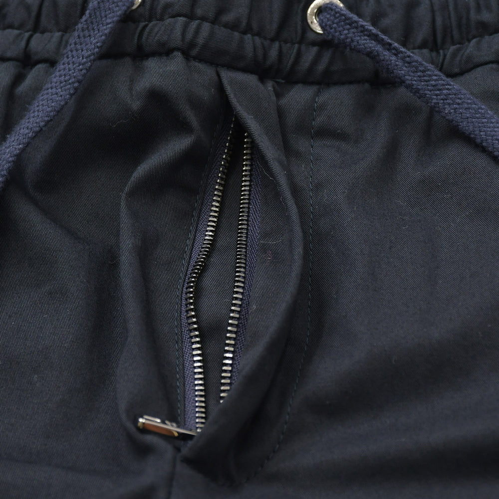 Extremely beautiful item DOLCE&GABBANA Dolce &amp; Gabbana Easy Pants with Drawstring Zip Pockets B06665 H Size 48 Black with Black Metal Hardware Used 4a007841