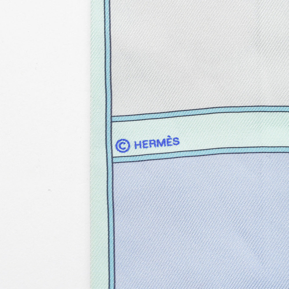 HERMES エルメス ツイリー カマイユ グリーン マルチカラー 美品 中古 4b007842