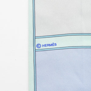 HERMES エルメス ツイリー カマイユ グリーン マルチカラー 美品 中古 4b007842