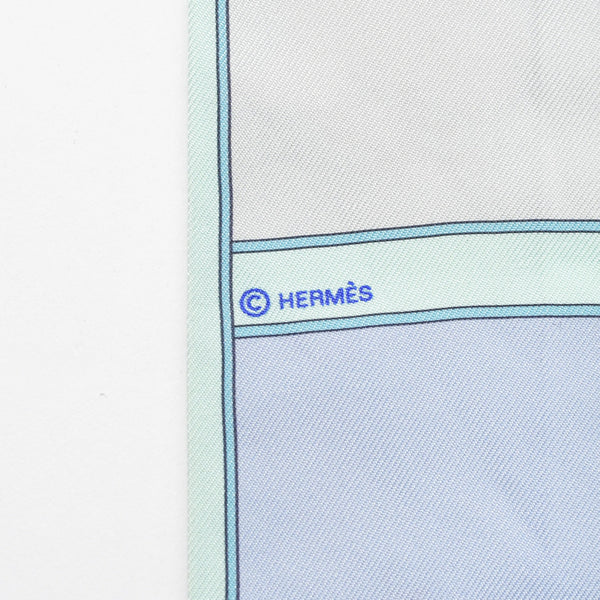 HERMES エルメス ツイリー カマイユ グリーン マルチカラー 美品 中古 4b007842