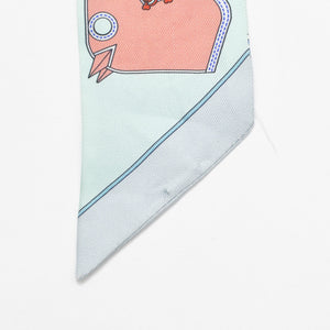 HERMES エルメス ツイリー カマイユ グリーン マルチカラー 美品 中古 4b007842