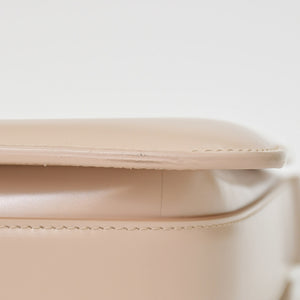 極美品 BOTTEGA VENETA ボッテガヴェネタ マリー ショルダーバッグ 578344 ナッパレザー ベージュ ゴールド金具 中古 4a007869