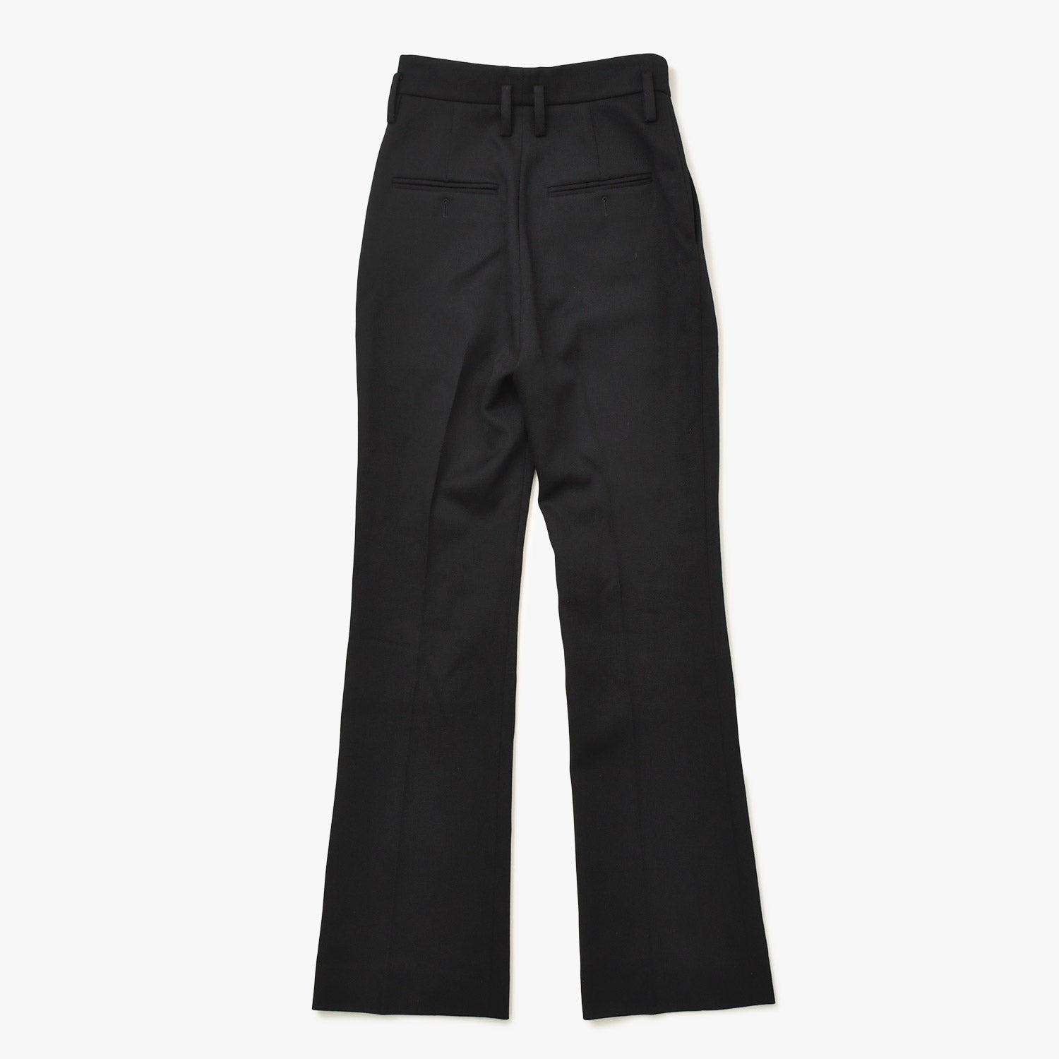 極美品 SAINT LAURENT サンローラン ハイウエスト ウールギャバジン