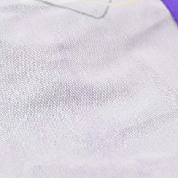 Like new product PRADA 19FW Poplin Bowling Shirt Short Sleeve Shirt Purple Red Multicolor Used 4a007916