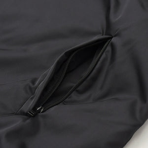 Like new PRADA Re-Nylon Anorak Parka SGC560 Triangle Plate Black M Size Black Metal Hardware Half Zip Used 4a007935
