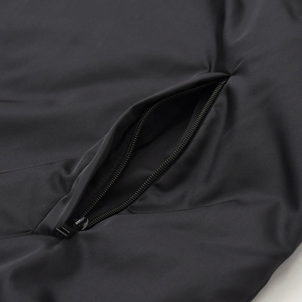Like new PRADA Re-Nylon Anorak Parka SGC560 Triangle Plate Black M Size Black Metal Hardware Half Zip Used 4a007935