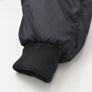 極美品 PRADA プラダ Re-Nylon ボンバージャケット MA-1 SGB903 XSサイズ ブラック オレンジ トライアングルロゴプレート ミニポーチ ラフシモンズ 中古 4a007936
