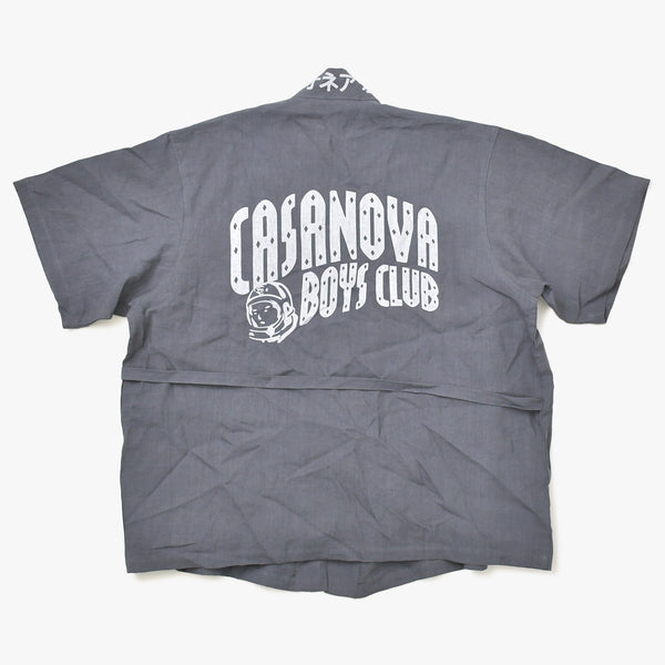 New and unused BILLIONAIRE BOYS CLUB Casanova Boys Club Japanese style kimono O/S size Gray Used 4a007982