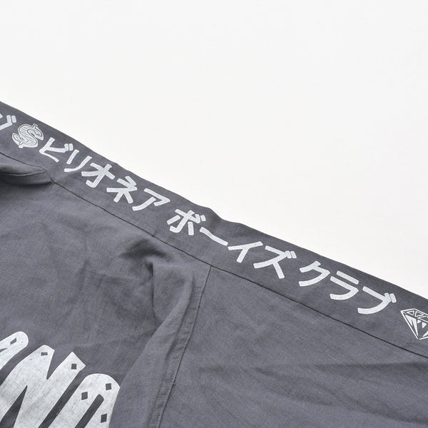 New and unused BILLIONAIRE BOYS CLUB Casanova Boys Club Japanese style kimono O/S size Gray Used 4a007982