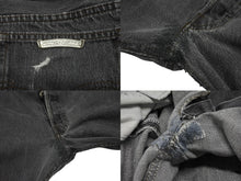 画像をギャラリービューアに読み込む, 新品同様 CHROME HEARTS クロムハーツ LEVI'S 501 デニムパンツ クロスボールボタン ブラック サイズ34 中古 4b008053