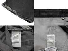 画像をギャラリービューアに読み込む, 新品同様 CHROME HEARTS クロムハーツ LEVI'S 501 デニムパンツ クロスボールボタン ブラック サイズ34 中古 4b008053