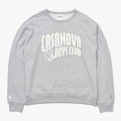 New and unused item BILLIONAIRE BOYS CLUB Casanova Boys Club Gray White Sweatshirt Crew Neck Trainer XL Size Used 4a008104