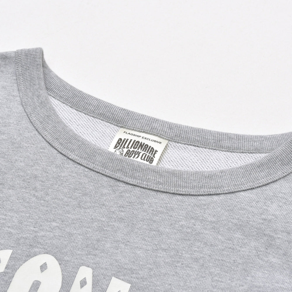 【XLサイズ】新品未使用品 BILLIONAIRE BOYS CLUB カサノバボーイズクラブ グレー ホワイト トレーナー クルーネックトレーナー 4a008104