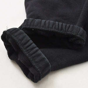 極美品 CHROME HEARTS クロムハーツ SAILIN Y NOT SWEAT PANTS トリプルクロス セメタリークロス スクロールラベル Mサイズ ブラック 中古 4a008133