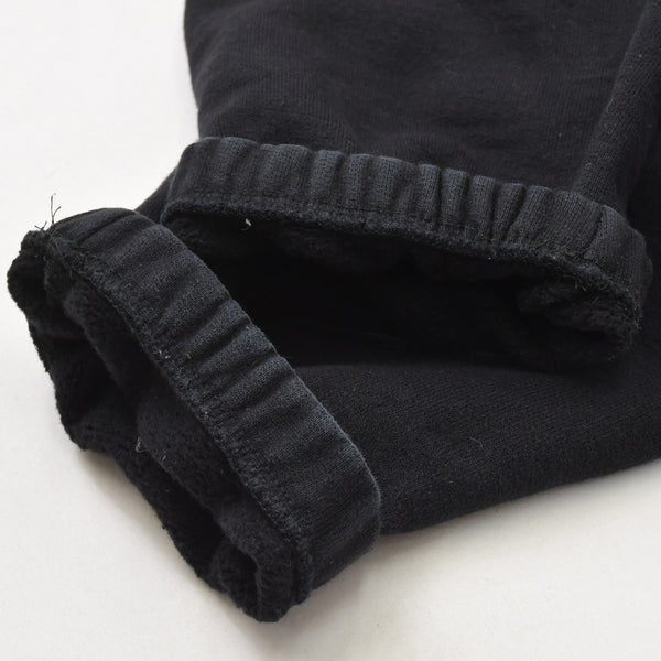 極美品 CHROME HEARTS クロムハーツ SAILIN Y NOT SWEAT PANTS トリプルクロス セメタリークロス スクロールラベル Mサイズ ブラック 中古 4a008133
