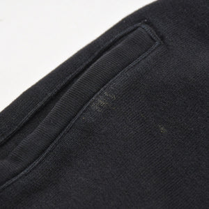 極美品 CHROME HEARTS クロムハーツ SAILIN Y NOT SWEAT PANTS トリプルクロス セメタリークロス スクロールラベル Mサイズ ブラック 中古 4a008133