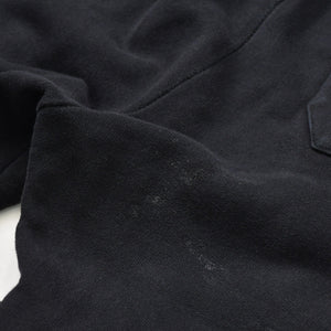 極美品 CHROME HEARTS クロムハーツ SAILIN Y NOT SWEAT PANTS トリプルクロス セメタリークロス スクロールラベル Mサイズ ブラック 中古 4a008133