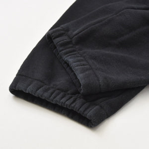 極美品 CHROME HEARTS クロムハーツ SAILIN Y NOT SWEAT PANTS トリプルクロス セメタリークロス スクロールラベル Mサイズ ブラック 中古 4a008133