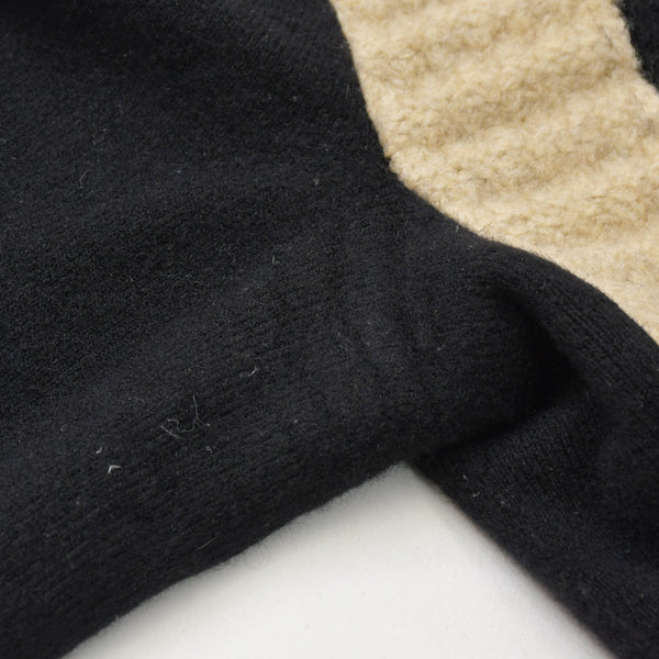 RICK OWENS リックオウエンス カラー切替ハイネックロングニット RR16F6610-MY MASTODON Sサイズ ブラック バニラ 2016AW ウール 美品 中古 4a008154