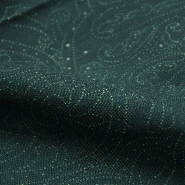Excellent condition ETRO paisley pattern slacks pants U18 1W512 4192 Wool Acetate Rayon Green Size 52 Used 4a008156
