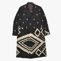 極美品 ETRO ロングコート コート 122-1085N-5086 ブラック グレー ベージュ Fall 2012 中古 4a008158