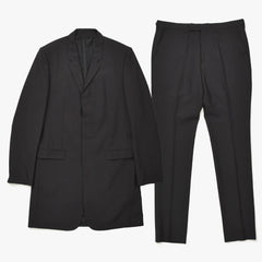 Like new LAD MUSICIAN Suit setup 2214-304/2214-550 44/46 size Black wool gabardine Used 4a008159