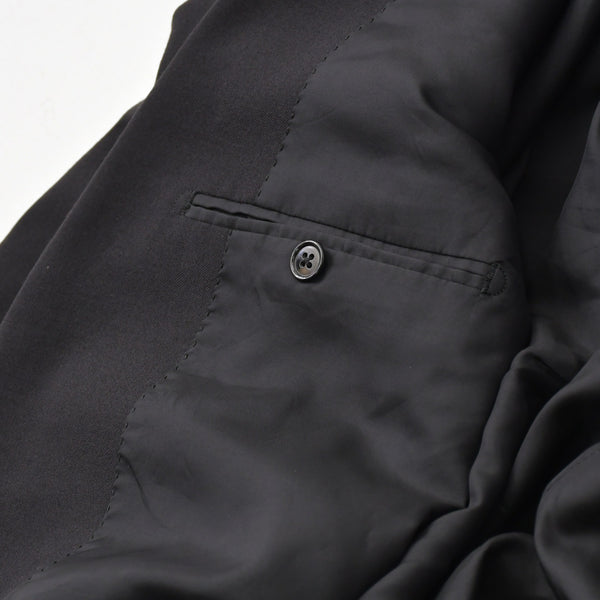 Like new LAD MUSICIAN Suit setup 2214-304/2214-550 44/46 size Black wool gabardine Used 4a008159