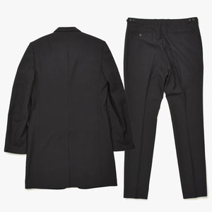 Like new LAD MUSICIAN Suit setup 2214-304/2214-550 44/46 size Black wool gabardine Used 4a008159